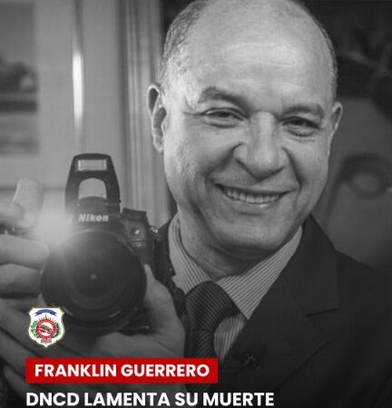PRESIDENTE DE LA DNCD LAMENTA EL FALLECIMIENTO DEL FOTORREPORTERO FRANKLIN GUERRERO