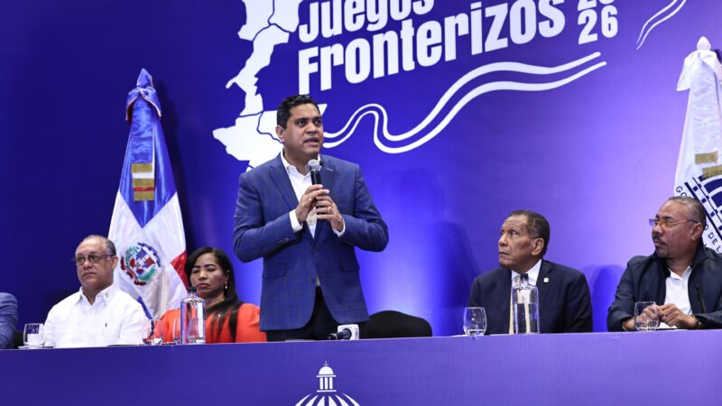 Ministro Kelvin Cruz anuncia la Gran Final de los Juegos Deportivos Fronterizos 2026
