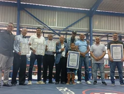 Comisión Regional Boxeo Santiago profesional Premia a mejores Jueces…iii